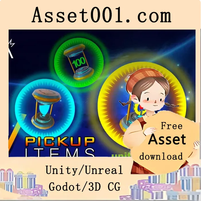 支持URP和HDRP的模块化3D拾取物品（含27种独立物品及137种组合变体）|Modular Pick Up Items v2.5