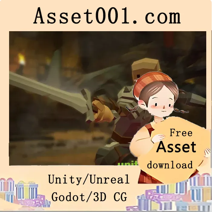 Unity剑技动画包1：专为ARPG游戏及POLYGON模块化奇幻英雄角色设计的轻重攻击组合动画集|Sword Animations Set 1 v1.0