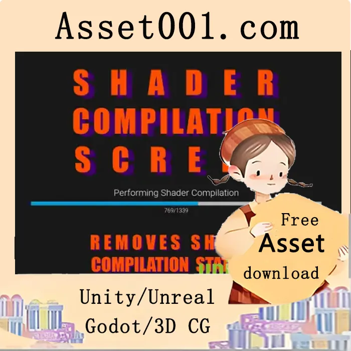 解决Shader和Niagara编译导致的卡顿问题的4步插件方案|Shader Compilation Screen - remove shader stutters v1.0 (5.74)