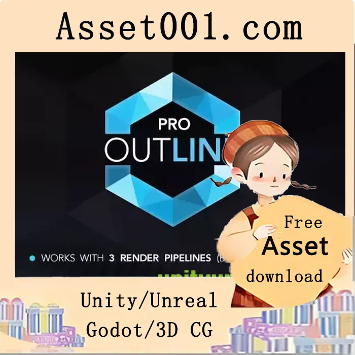 Unity PRO Outline 资产：支持轮廓绘制的后期处理解决方案|PRO Outline v1.0