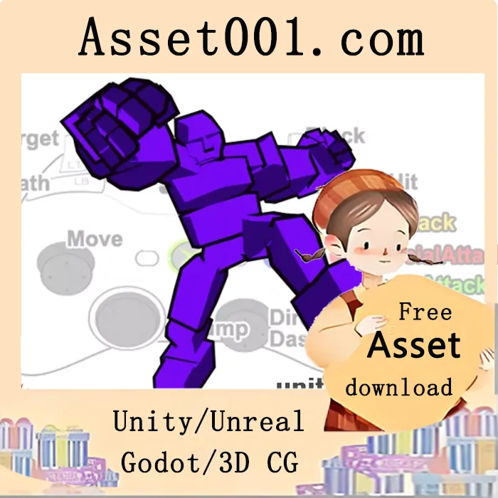 Unity Brute Warrior Mecanim 动画包：29个专业动画与Xbox 360手柄控制器支持|Brute Warrior Mecanim Animation Pack v2.4.1