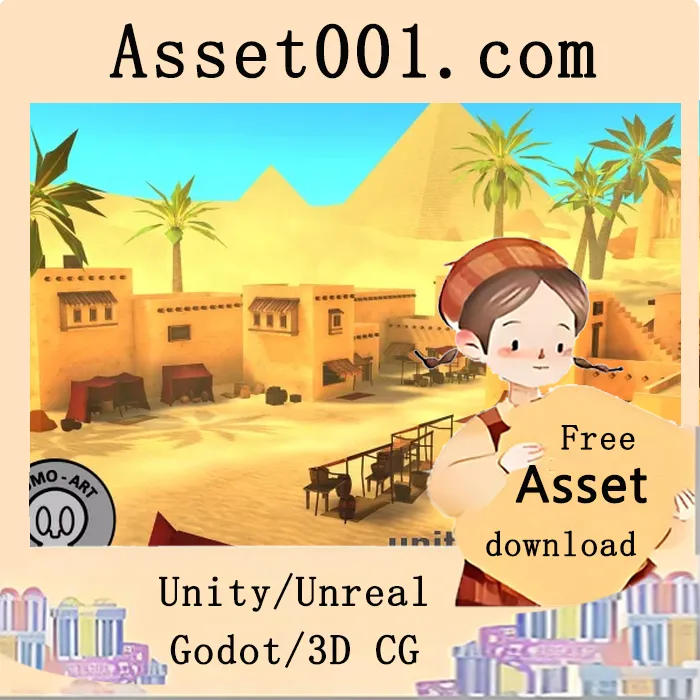Egyptian Cartoon Pack (Interior / Exterior) - VR/Mobile v1.1