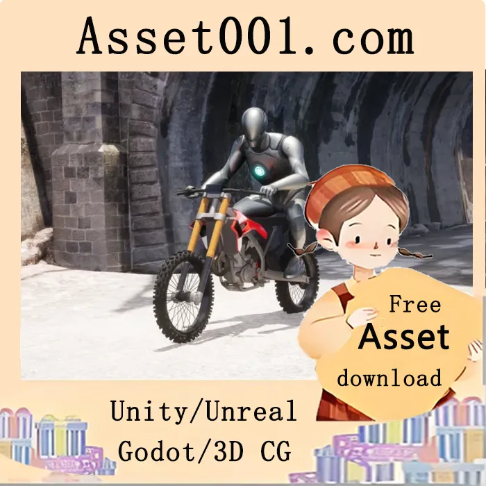 自行车激战动画包：为高速骑行战斗游戏打造逼真动作体验|Bike Rampage Animation v4.27+