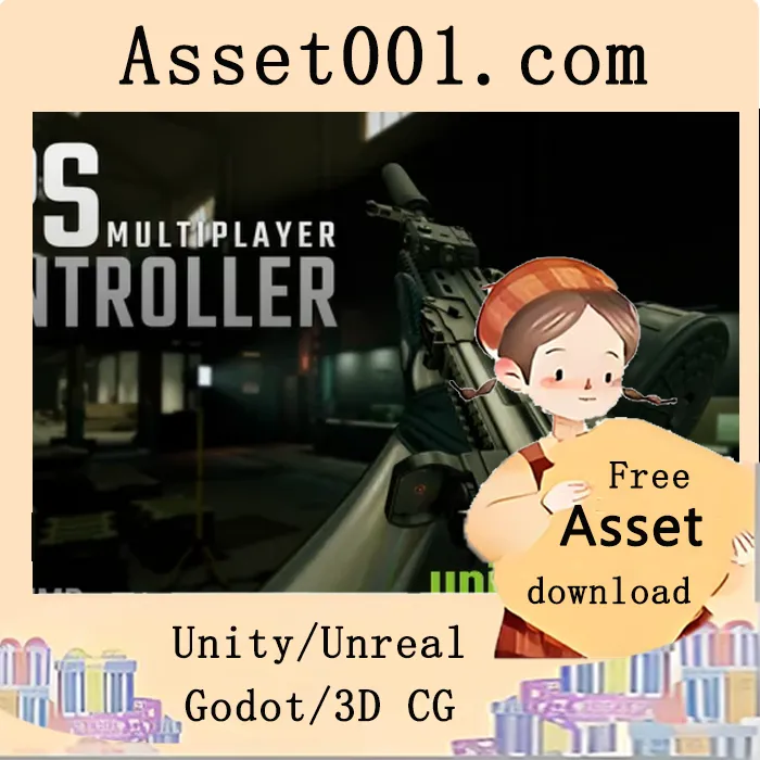 基于Unreal Engine 5的现代FPS多人游戏控制器项目：包含3种武器、150+动画及可定制附件系统|FPS Multiplayer Controller v5.5+