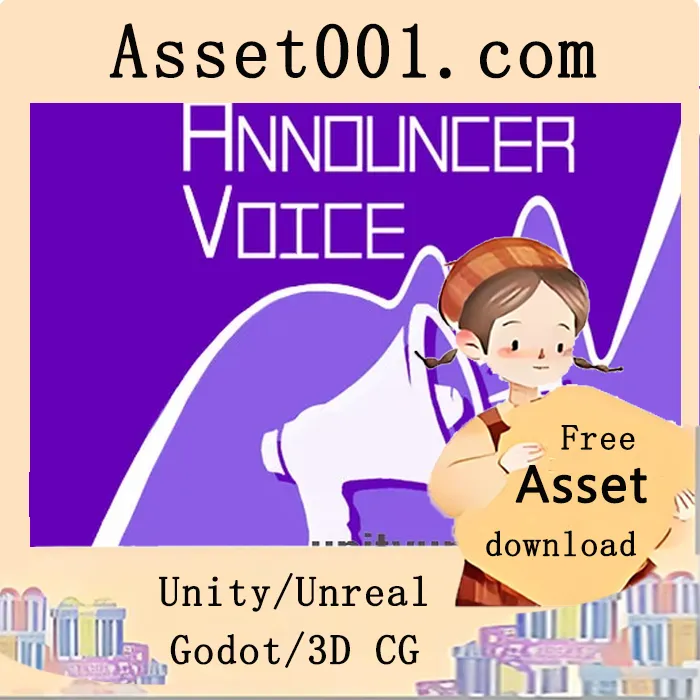Unity官方发布全新广播语音包：包含8种声音共600+句台词|Announcer Voice Pack - Platypus Patrol v1.1