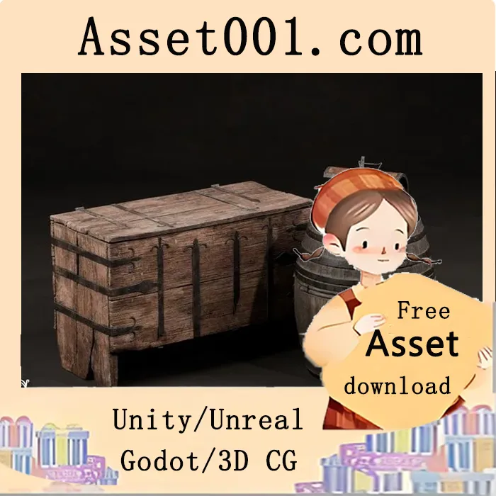 中世纪道具包4：木质箱体集合|Medieval Props Vol. 4 - Wooden Chests