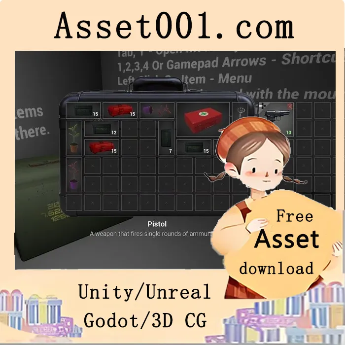 Inventory System X：支持游戏手柄与键盘的灵活可定制物品管理系统|Inventory System X v1.8.3 (5.4-5.6)