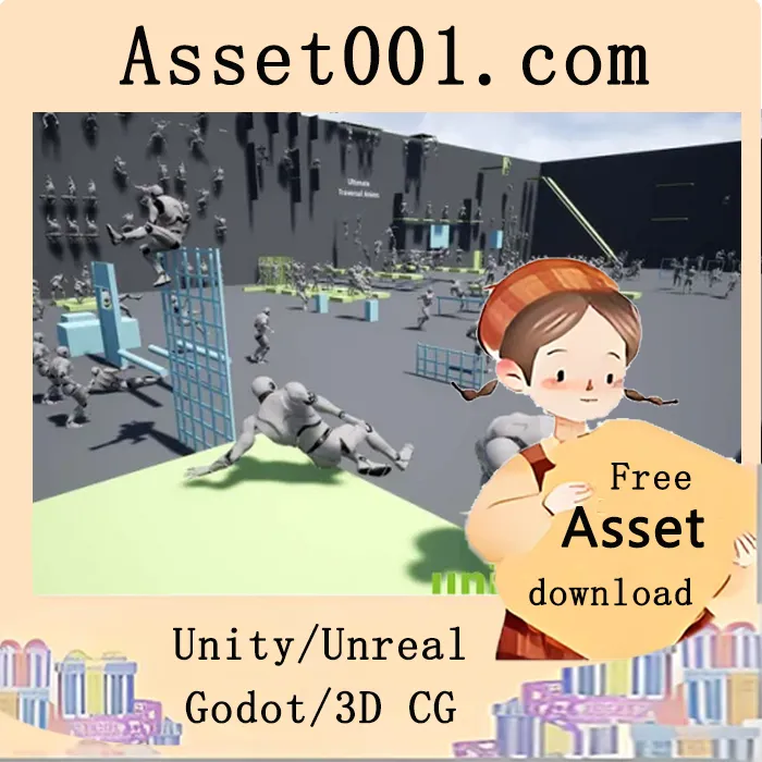 终极穿越动画：专业动画师手作，精准匹配角色空闲动作|Ultimate Traversal Anims v5.0+