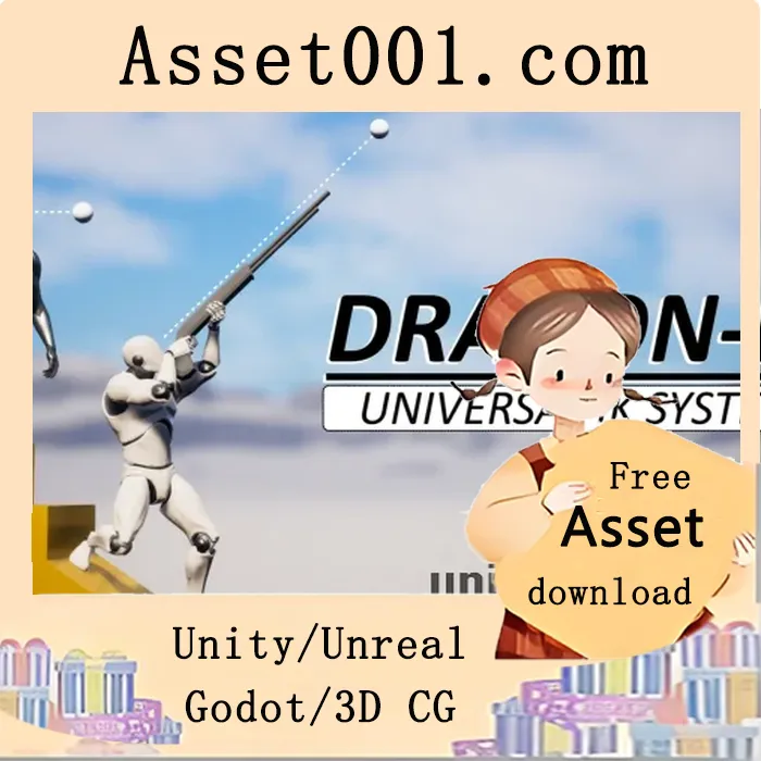 Dragon IK插件：通用逆运动学系统，实现真实流畅的角色与生物动画|Dragon IK Plugin - Universal IK System v2.6.7 (5.6)