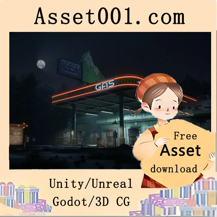 93个独特模型的加油站环境场景包，AAA级细节，游戏级优化|The Gas Station Environment ( Gas Station Environment Gas Station Fuel Fuel ) 5.5