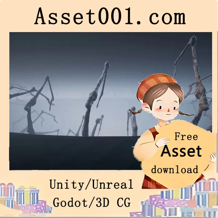 Unity商店推荐：恐怖场景中的活体触手手指资源|Tentacle Fingers 5.1+