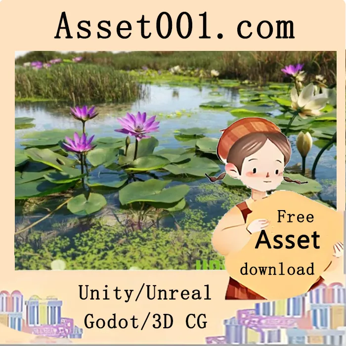 Maxtree水生植物模型集 Vol.39（UE版）|Maxtree Plant Models Vol 39 (UE) v4.27+