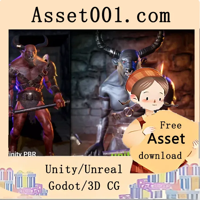 Minotaur Character Pack - Fantasy RPG v4.3.2