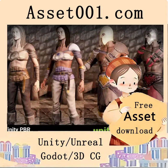 Human角色包Bonus文件包：Atavism文件|Humans - Bonus Files 4 - Atavism files v1.0