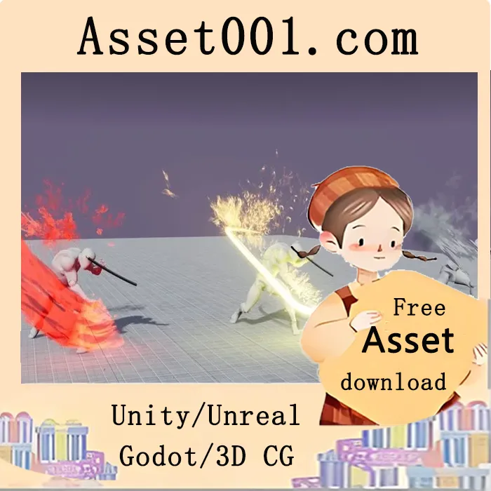 Unity武器斩击特效（4.27+）支持元素类型及自定义功能介绍|Weapon Slash FX (4.27+)