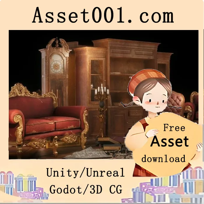 Unreal Engine 5 兼容豪宅场景道具包（含Nanite与Lumen支持）|The Mansion Props