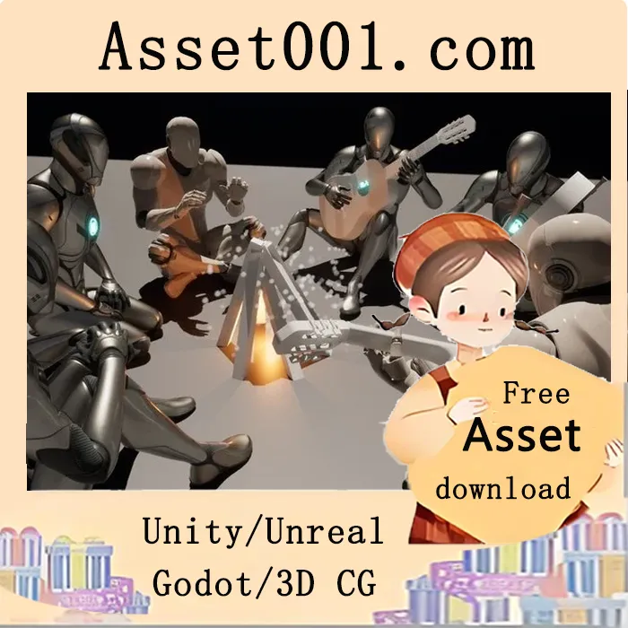 英雄休息动画包 5.3+：适用于UE5与UE4的62个手绘动作动画|Hero Rest Animations 5.3+