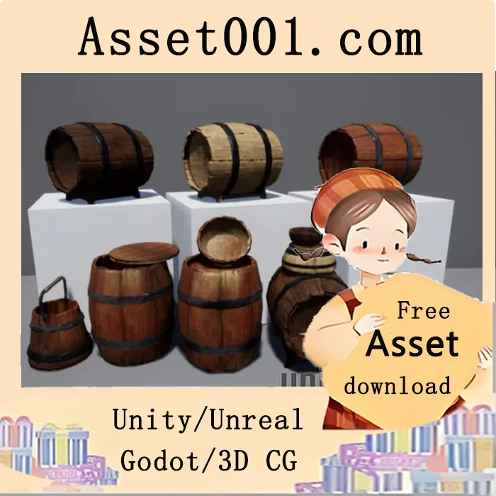 Wooden props: barrels, boxes, tubes and buckets v4.15+