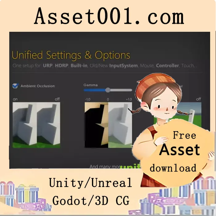 支持多种渲染管线和输入系统的统一设置菜单模板|Settings & Game Options - Unified Menu Generator v1.78 (23 Jan 2026)