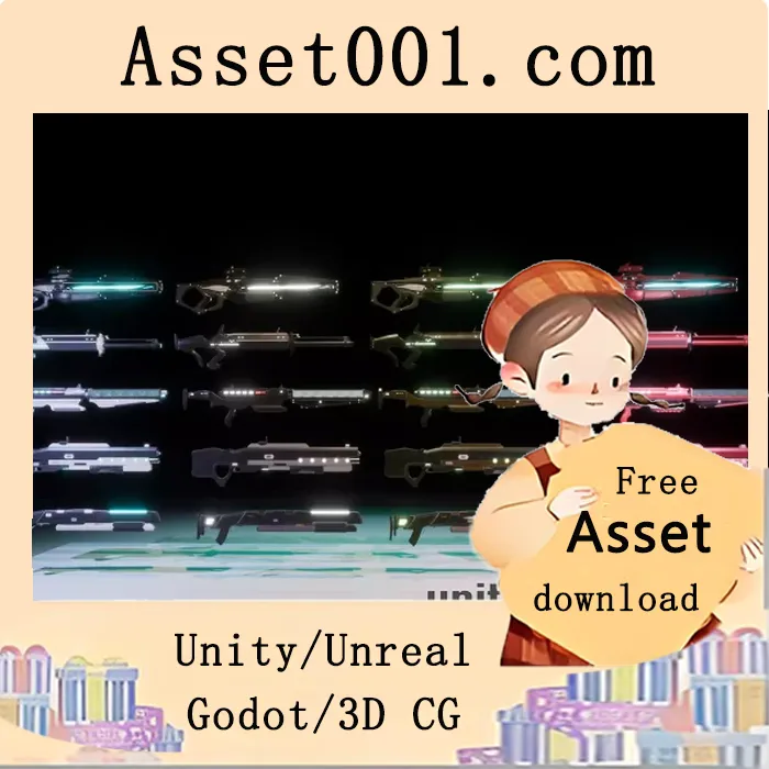 Futuristic Weapons Pack #1 v1.0