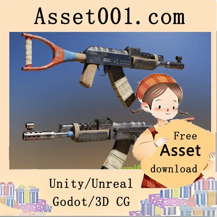 后末日风格写实突击步枪设计|Post apocalyptic Stylized Realism Rifle v1.0