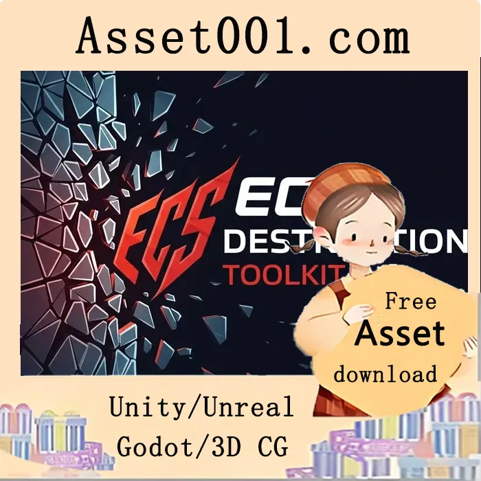 Unity ECS碎裂工具包初版发布：支持运行时碎裂与高性能破坏系统|ECS Destruction Toolkit v1.0.4