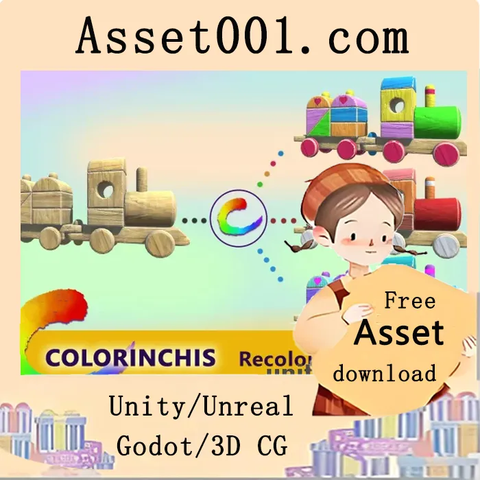 Colorinchis 实时着色与纹理烘焙工具：支持6通道颜色遮罩的高效资源重制方案|Colorinchis - Recolor at Runtime and Bake Textures Tool v1.0.1