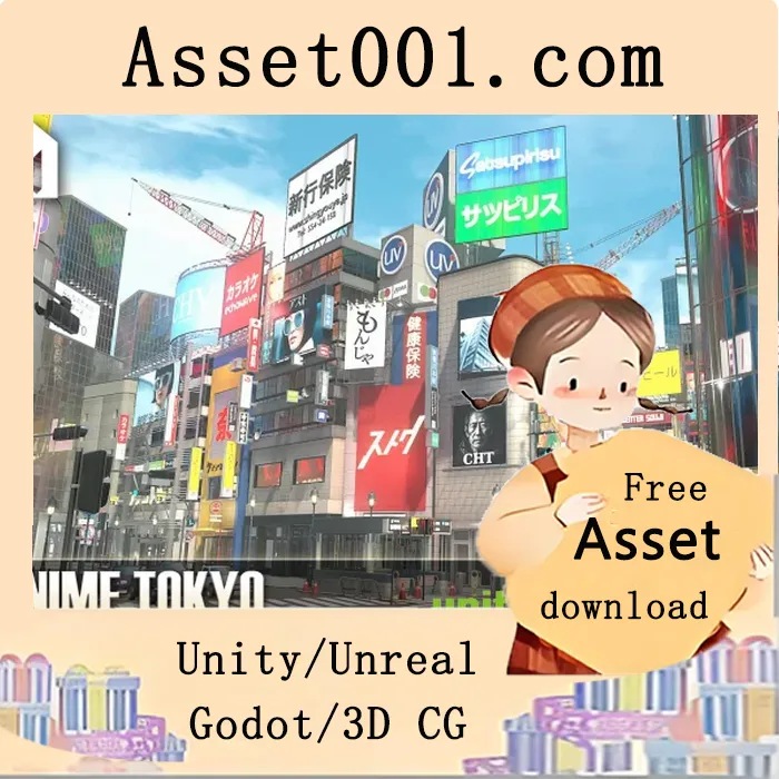 东京日本城市环境包：涵盖繁华市区、幽深小巷、宁静郊区与传统老镇的500+高精度预制件集合|Anime Tokyo (Japanese City) v1.0