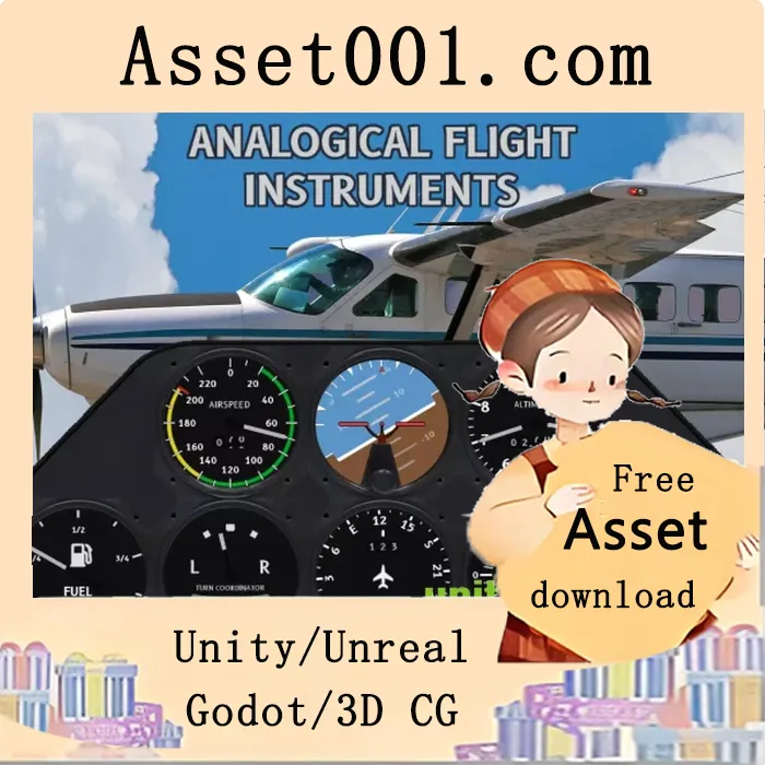 高保真飞行仪表包：无需编程、模块化设计的完整飞行面板解决方案|Analogical Flight Instruments - GUI & Code v1.1