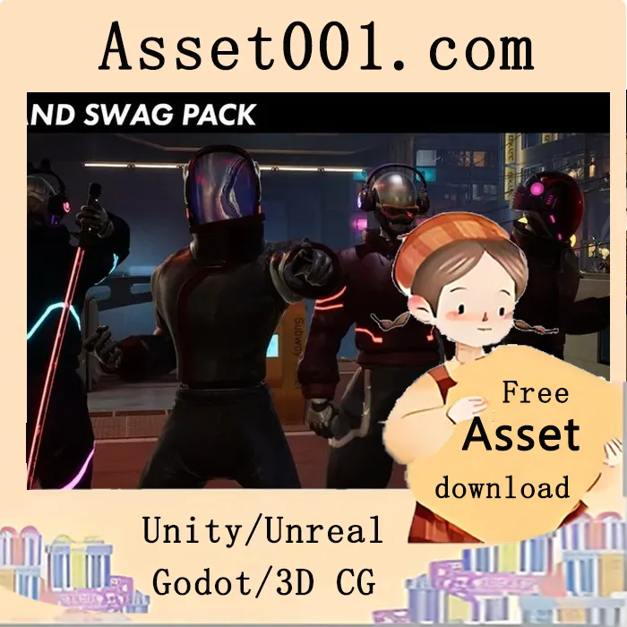 赛博朋克风Drip与Swag时尚套装完整发布|Drip and Swag Pack Cyberpunk Collection - Clothes Pack