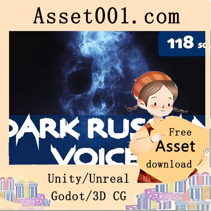 暗黑风格俄语语音包：118个高质量音效资源|Dark Russian Voices
