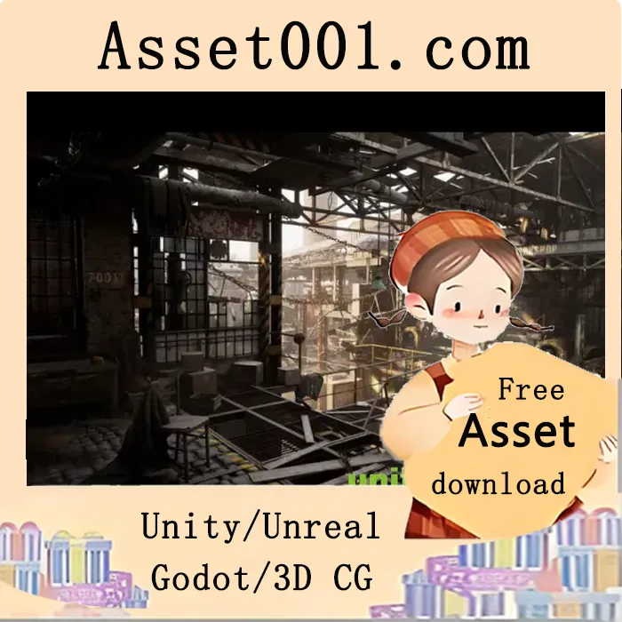 废弃工厂仓库区：650+高精度摄影测量资产，支持标准与Lumen光照的Post-Apocalyptic场景包|[SCANS] Warehouse - Abandoned Factory District v5.4