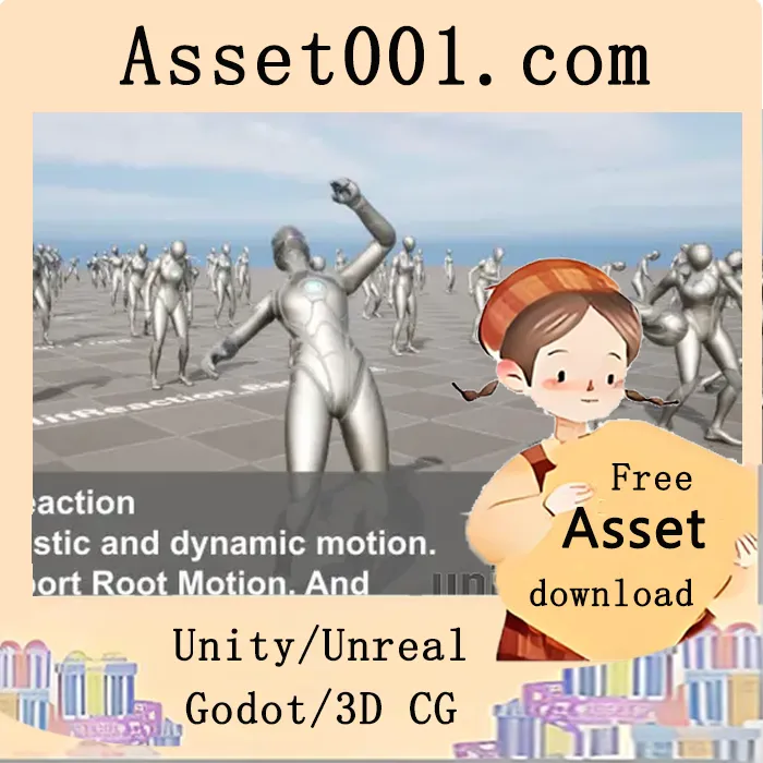 UE4/UE5击中反应动画包：96种真实击打与后坐力动作|Hit Reaction Animation Pack - UE4/UE5 Mannequin v4.26+