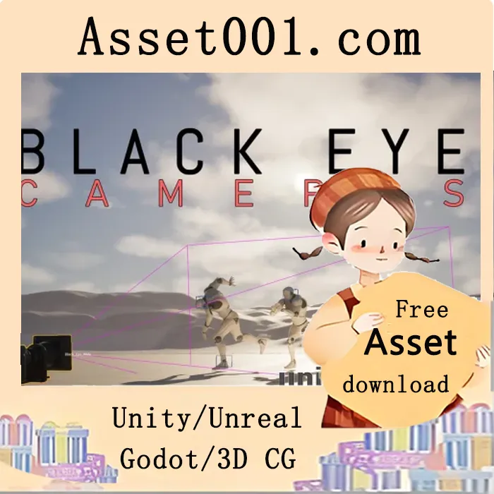 黑眼相机系统：Unreal Engine中的电影级摄像机解决方案|Black Eye Cameras v1.1.10.3 (5.6)