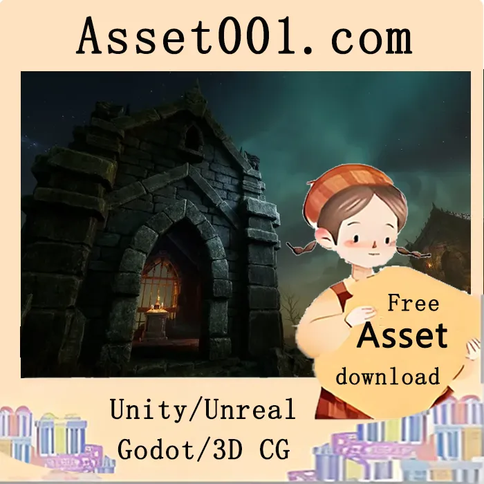 Unreal Engine 5 高质量墓地场景包：含风动植被、音效系统与纳米/伦姆优化支持|Necropolis - Graveyard Kit v5.1+