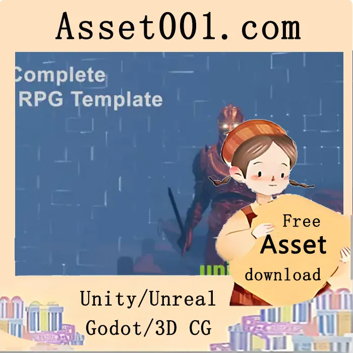 完整黑暗RPG模板：包含战斗系统、动画、AI、背包、等级提升与全控制器支持|Complete Dark RPG Template v5.3+