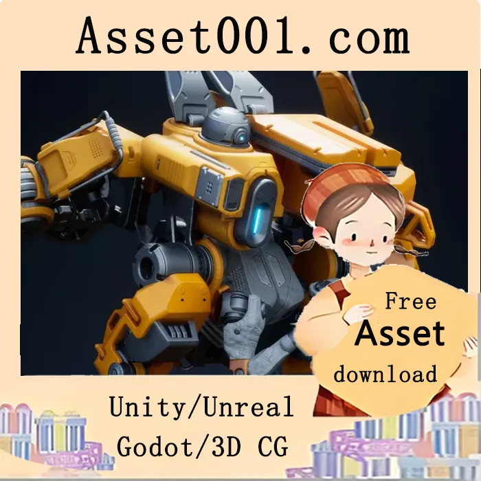 科幻机械人资产详解：支持自定义与动画重定向的高性能角色设计|Sci-fi Mech v5.2+