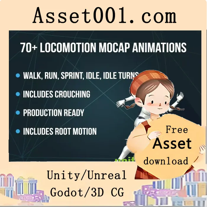 Omni Animation核心移动包包含74个动作捕捉移动动画|Omni Animation - Core Locomotion Pack v1.0.1