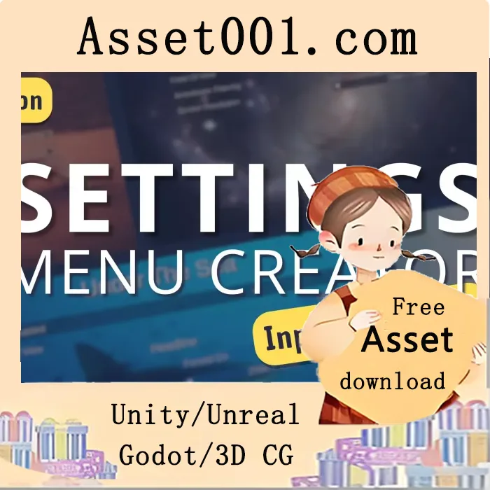 Unity设置菜单创建插件新增输入键位绑定功能|Settings & Options Menu Creator - Input Rebinding Addon v1.2.1