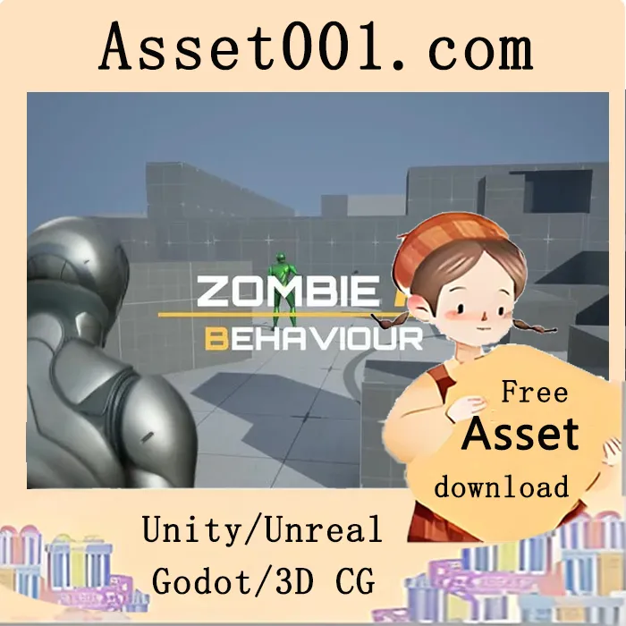 Unreal Engine 中实现多玩家支持的僵尸AI行为系统|Zombie AI Behaviour (Support Multiplayer) 5.4+