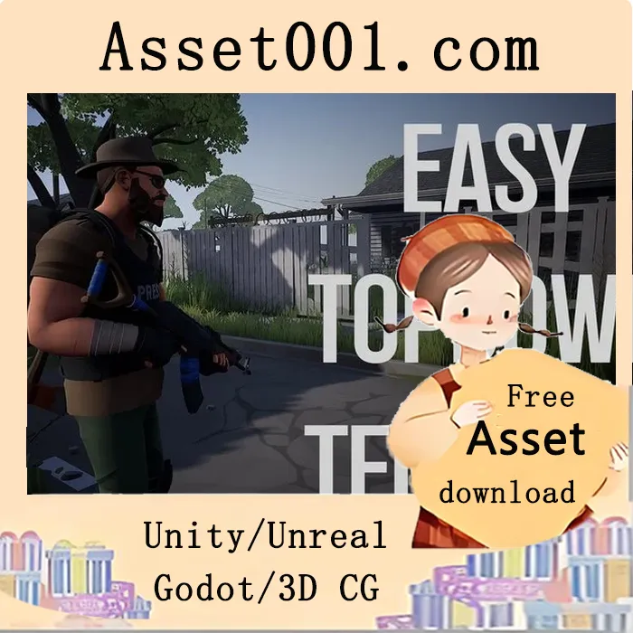 Unreal Engine 顶级俯视生存类游戏模板详解：含多人、建造、战斗与深度系统|Easy TopDown Template v1.1 (5.5)