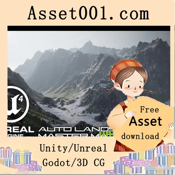 UE4自动地形大师材质包V2发布：集成全流程地形生成与优化功能|Auto Landscape Master Material Pack V2 v4.27+