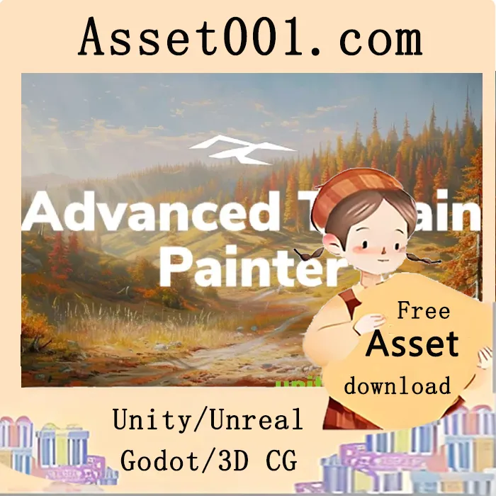 Unity高级地形绘画工具：自动化植被绘制解决方案|Advanced Terrain Painter v1.0
