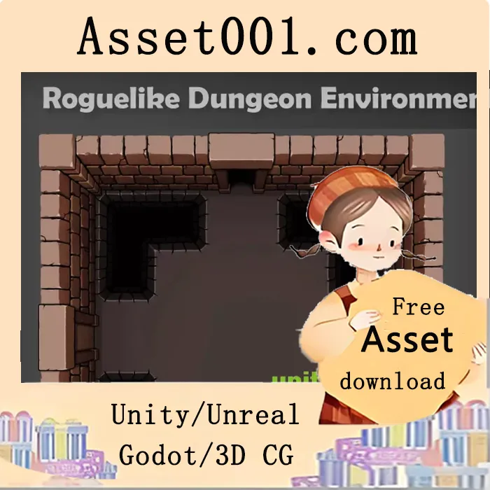 2D Roguelike地牢环境包，适用于俯视视角游戏开发|Roguelike Dungeon Environment v2.0