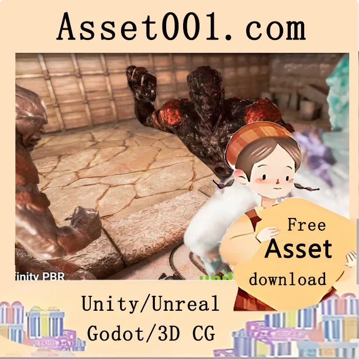 Golems Cave Monster Pack PBR - Fantasy RPG v4.2