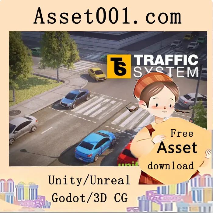 Unity移动端交通系统v2.0：无需编程即可实现高性能驾驶游戏交通模拟|Mobile Traffic System 2 v2.5.0