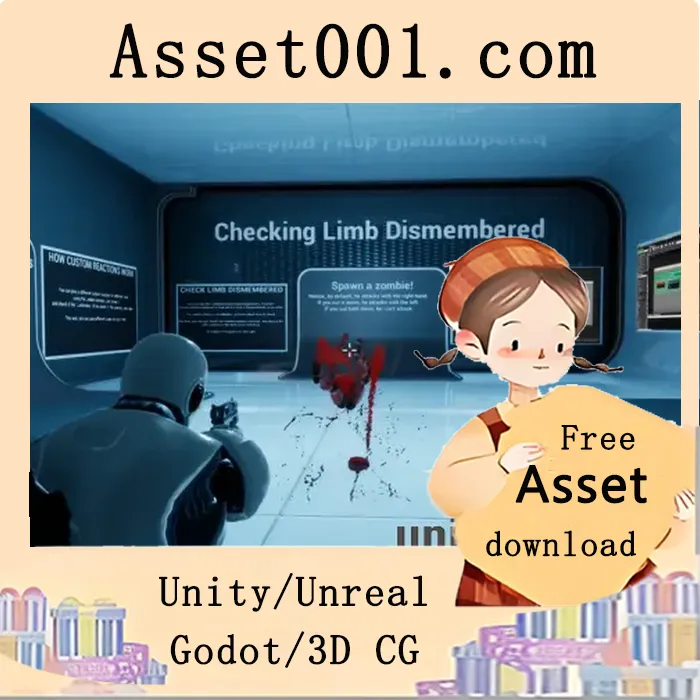 Unity Ultimate Hit Reaction Component：一键集成高规格击中反应与肢体分离系统|Ultimate Hit Reaction Component v4.26+