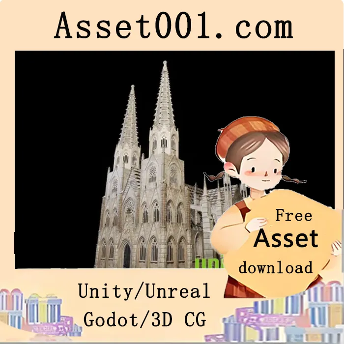 56个高精度Nanite模型包：4K纹理打造细节丰富的教堂与大教堂|Church/Cathedral (Church, Cathedral) v5.0+