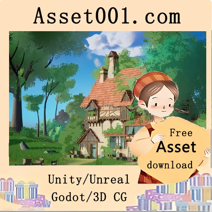 stylized medieval house 模块化建筑资产包|Stylized Medieval House (Stylizeds Houses Medievaled Housey Stylized Medievals) 5.5