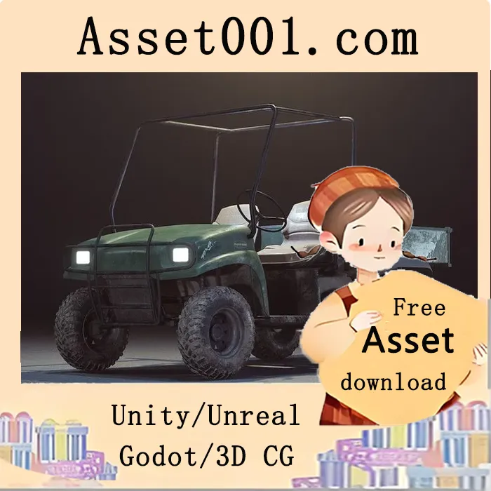 支持离地行驶的可操控越野高尔夫车（含驾驶蓝图与材质变色功能）|Driveable Vehicle Offroad Golf Cart 5.7